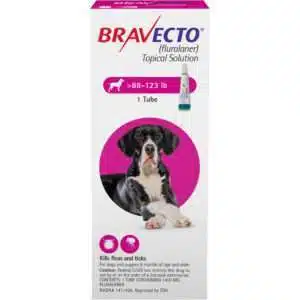 Bravecto Topical Solution for Dogs 88-123 lbs, 3 Month Supply