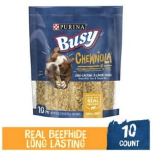Busy Bone 38100175700 Chewnola Dog Treats Oat Brown Rice 10 ct.