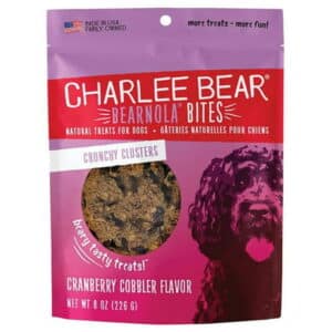 Charlee Bear 787108006928 8 oz Dog Bearnola Cranberry Almond Crunchy Cluster Treats