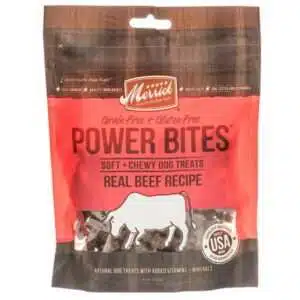Merrick Merrick Power Bites Soft & Chewy Dog Treats - Real Texas Beef Recipe 6 oz Pack of 4