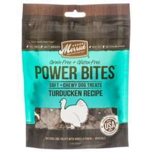 Merrick Merrick Power Bites Soft & Chewy Dog Treats - Turducken Recipe 6 oz Pack of 4