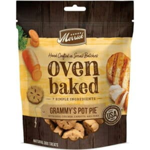 Merrick Oven Baked Grammys Pot Pie Natural Dog Treats [Dog Treats Packaged] 11 oz
