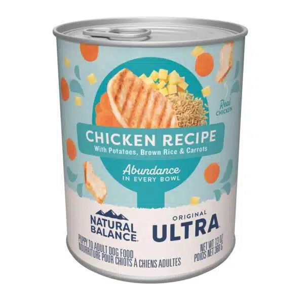 Natural Balance Original Ultra Chicken Recipe Canned Wet Dog Food - 13 oz, case of 12
