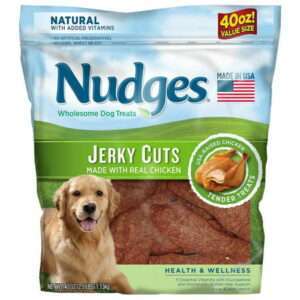 Nudges Health & Wellness Chicken Jerky Dog Treats 40 oz.