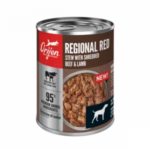 ORIJEN Real Meat Shreds, Grain-free, Regional Stew, Premium Wet Dog Food - 12.8 oz,case of 12