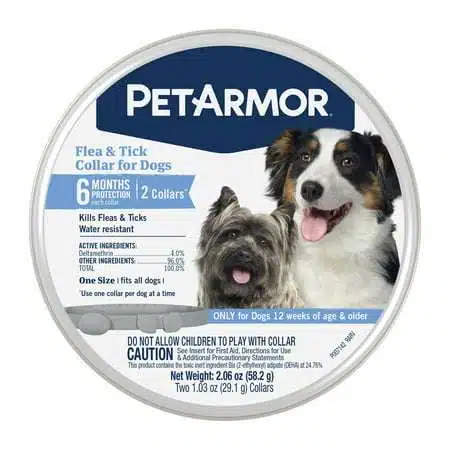 PetArmor Flea & Tick Collar for Dogs 6 Months Protection (2-Pack)