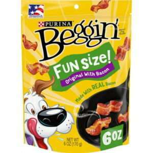 Purina Beggin Strips Bacon Flavor Fun Size 6 oz Pack of 3
