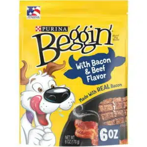 Purina Beggin Strips - Bacon & Beef Flavor [Dog Treats Packaged] 6 oz