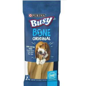 Purina Busy 12245330 Original Pork Flavor Small/Medium Dog Bone Treats - 2 Count