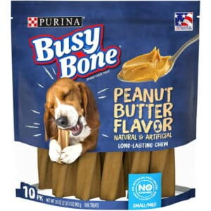 Purina Busy Bone Dog Chew Peanut Butter [Dog Treats Packaged] 35 oz