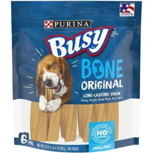 Purina Busy Bone Real Meat Dog Treats Original [Dog Treats Packaged] 21 oz