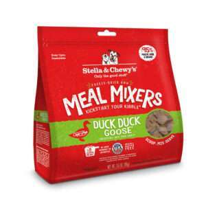 Stella & Chewy's Freeze Dried Raw Meal Mixers Dog Food Topper - Duck Duck Goose Recipe | 18 oz