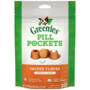 Greenies Pill Pockets Cheese Flavor Tablets [Dog Made in the USA Dog Treats] 30 count