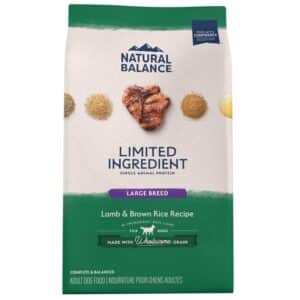 Natural Balance Natural Balance Limited Ingredient Lamb & Brown Rice Large Breed Recipe Dry Dog Food | 12 lb