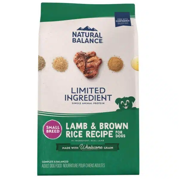 Natural Balance Natural Balance Limited Ingredient Lamb & Brown Rice Small Breed Recipe Dry Dog Food | 12 lb