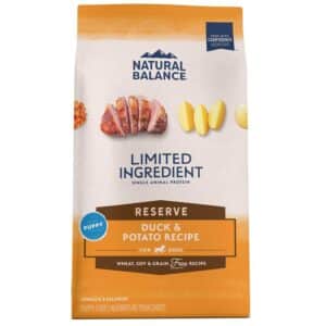 Natural Balance Natural Balance Limited Ingredient Reserve Grain Free Duck & Potato Puppy Recipe Dry Dog Food | 4 lb