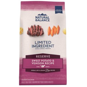 Natural Balance Natural Balance Limited Ingredient Reserve Grain Free Sweet Potato & Venison Recipe Dry Dog Food | 12 lb