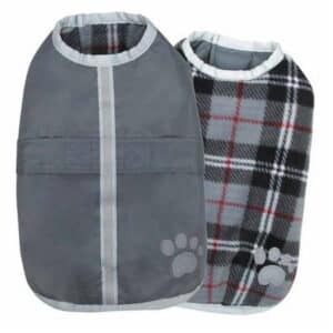 NorEaster Dog Blanket Coat Gray - Small