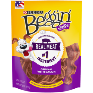 Purina Beggin Dog Treats; Strips Bacon Flavor - 6 oz. Pouch