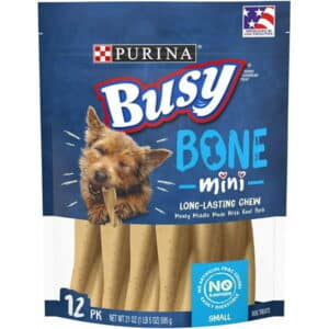 Purina Busy Bone Real Meat Dog Treats Mini 21 oz (6 Packs)