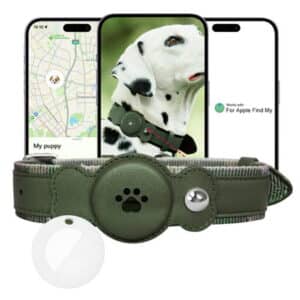 Washranp Waterproof GPS Tracker Smart Pet Collar Real-time Location Tracking Adjustable Dog Collar Long Battery Life