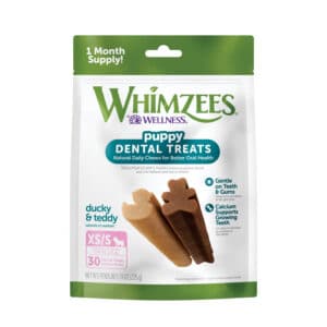 Whimzees Whimzees By Wellness Puppy Natural Grain Free Dental Chews For Dogs, Extra Small/Small Breed, 30 Count | 30 ct