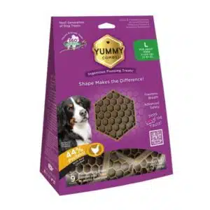 Yummy Combs Yummy Combs Grain Free Protein Rich Large Dog Dental Treats - 12 Oz, 9 Count