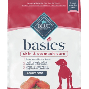 Blue Buffalo Basics Adult Skin & Stomach Care Grain-Free Salmon & Potato Recipe Dry Dog Food - 22 lb Bag