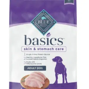 Blue Buffalo Basics Adult Skin & Stomach Care Turkey & Potato Recipe Dry Dog Food - 24 lb Bag