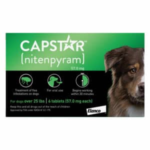 Capstar Capstar Flea Oral Treatment For Dogs, Over 25 Lbs | 6 ct