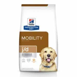 Hill's Prescription Diet j/d Joint Care Dry Dog Food 27.5 lb Bag, Original Bites, Chicken