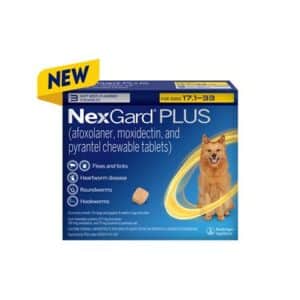 NexGard PLUS Chewables for Dogs 17.1 - 33lbs - 3 Month