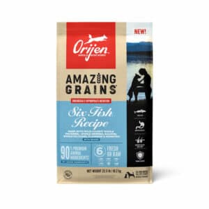 Orijen Orijen Amazing Grains High Protien Six Fish Recipe Dry Dog Food | 4 lb