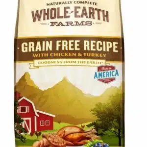 Whole Earth Farms Grain Free Recipe with Chicken & Turkey Dry Dog Food - 25 lb Bag
