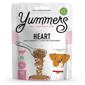 Yummers Heart Functional Mix-Ins Beef Dog Food Topper, 8 oz.