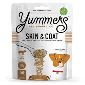 Yummers Skin & Coat Functional Mix-Ins Beef Dog Food Topper, 8 oz.