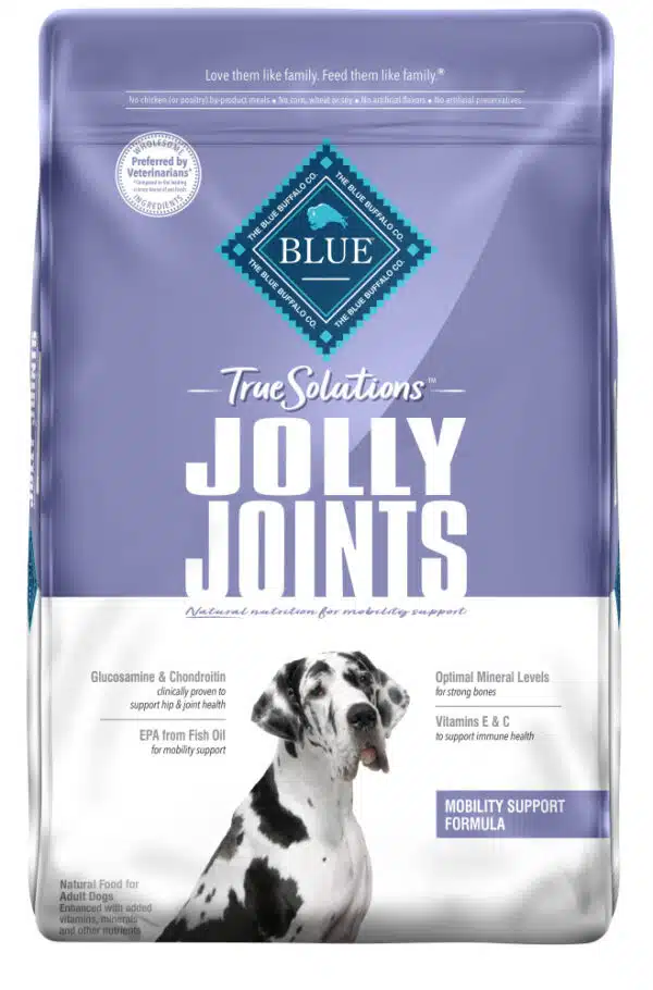 Blue Buffalo True Solutions Jolly Joints Mobility Support Formula Chicken Recipe Adult Dry Dog Food - 24 lb Bag