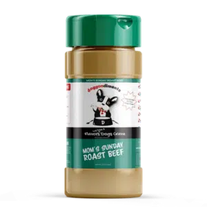 Doggondiments Mom s Sunday Roast Beef Flavor Dog Food Topper Powder New for Dogs