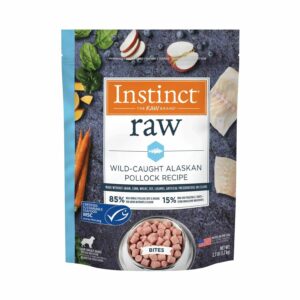 Instinct Instinct Raw Frozen Pollock Bites Frozen Dog Food | 2.7 lb