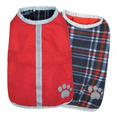 Pet Edge Noreaster Dog Blanket Coat - Dark Red - 2XL