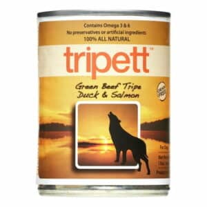 Petkind Tripett Grain-Free Green Beef Tripe Duck & Salmon Wet Dog Food 13 Oz 12 Ct