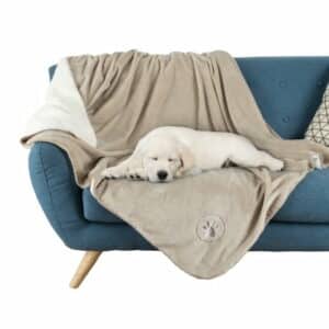 Waterproof Dog Blanket - Reversible Brown Throw- Multi purpose blanket