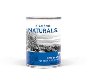 Diamond Naturals Beef Dinner All Life Stages Canned Dog Food - 13.2 oz, case of 12