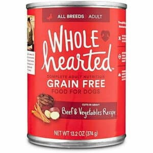 Grain Free Adult Beef and Vegetable Recipe Wet Dog Food 13.2 oz. Case of 12