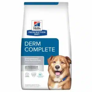 Hill's Prescription Diet Canine Derm Complete Environmental / Food Sensitivities Rice & Egg Recipe Dry Dog Food - 24 lb Bag