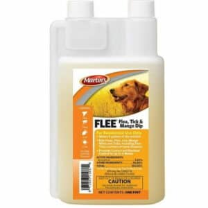 Martins Flea Tick and Mange Dip Control Solutions Dog Fleas