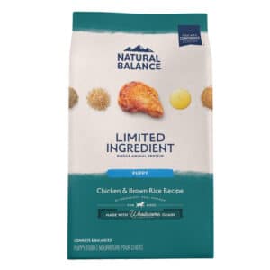 Natural Balance Limited Ingredient Chicken & Brown Rice Puppy Recipe Dry Dog Food - 48 lb Bag (2 x 24 lb Bag)