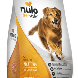 Nulo FreeStyle Grain Free Adult Trim Cod & Lentils Recipe Dry Dog Food - 24 lb Bag