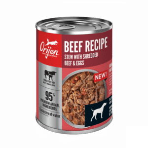 ORIJEN Beef Recipe Stew with Shredded Beef & Eggs Grain Free Dog Food - 12.8 oz,case of 12