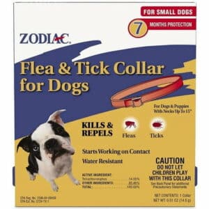 [Pack of 3] Zodiac Flea and Tick Collar for Small Dogs 1 count